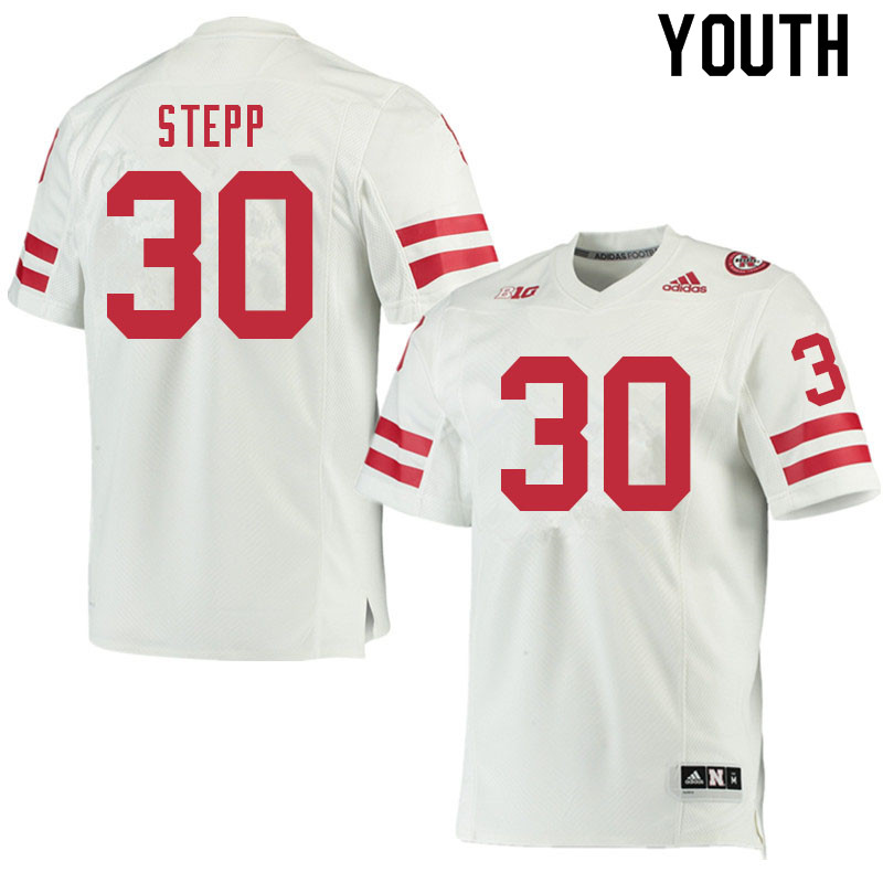 Youth #30 Markese Stepp Nebraska Cornhuskers College Football Jerseys Sale-White